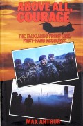 Book cover of Above All, Courage  by ARTHUR, Max 